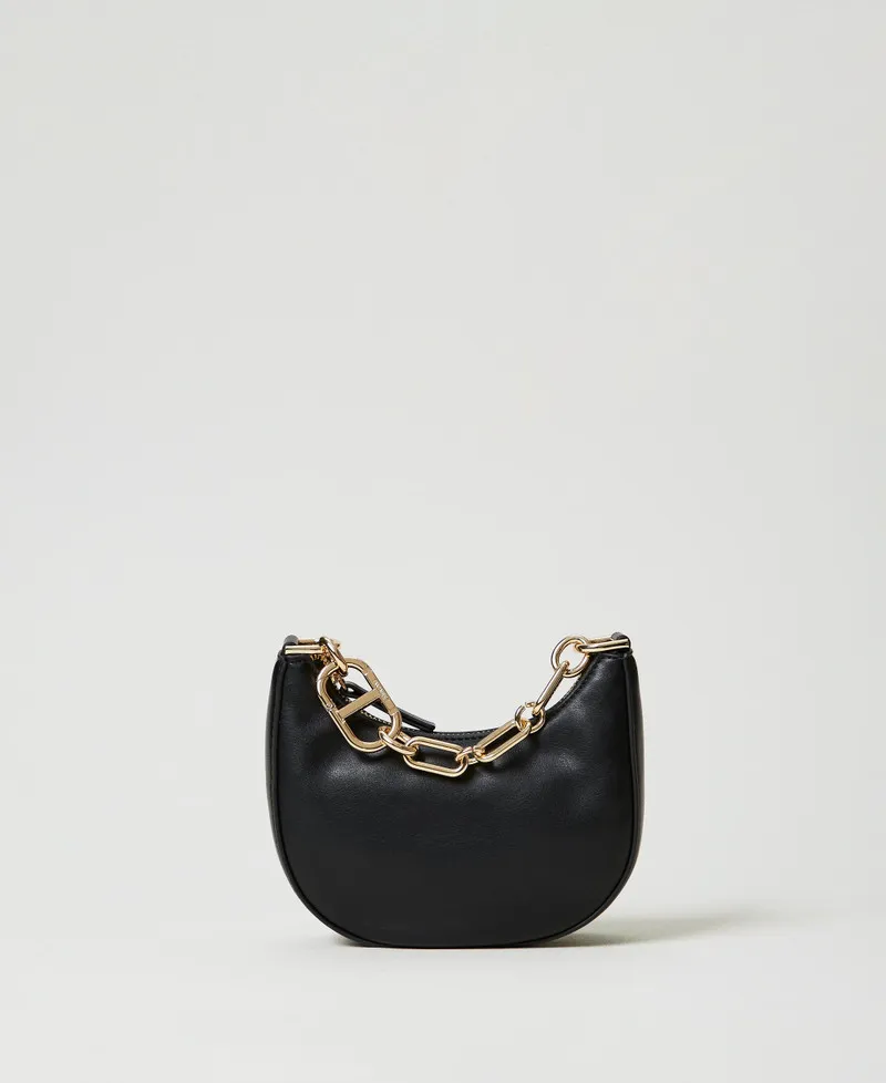 Borsa ‘Mini Croissant’ con chiusura Oval T