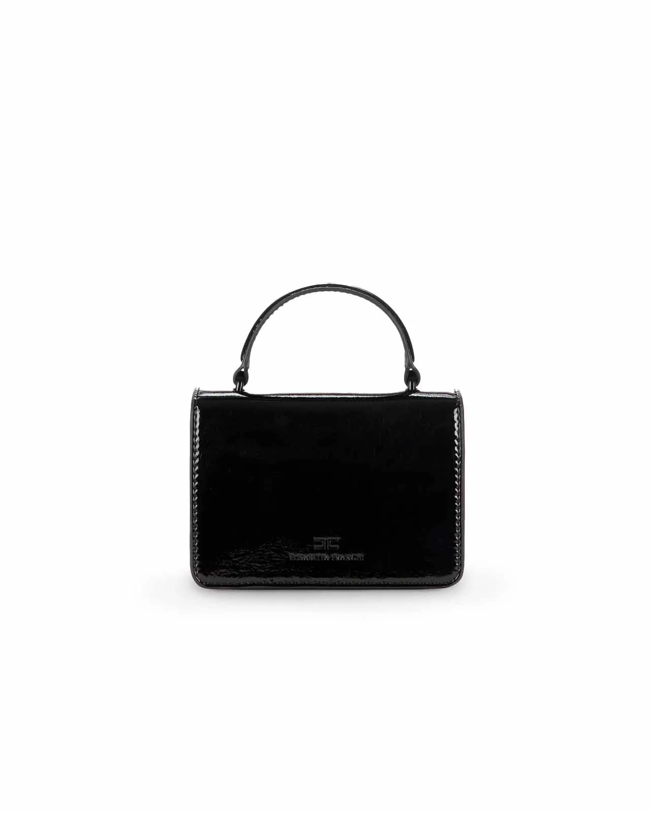 Borsa mini specchiata nera