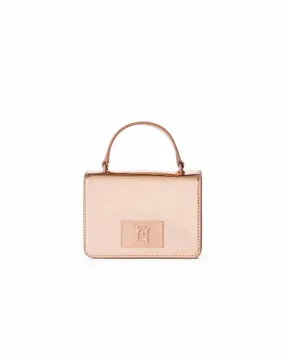 Borsa mini specchiata rosa