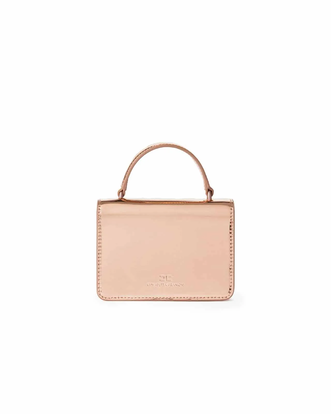 Borsa mini specchiata rosa