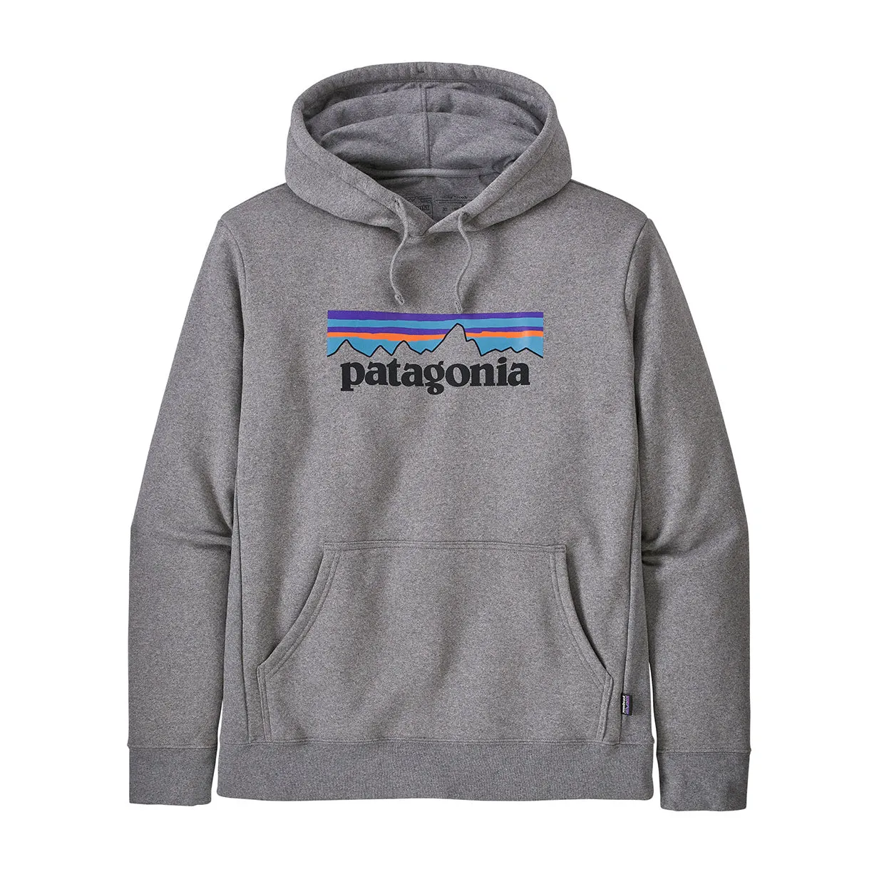 Felpa Uomo Patagonia P-6 Logo Uprisal Grigio