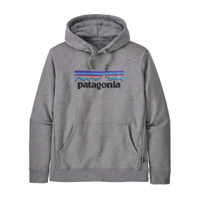 Felpa Uomo Patagonia P-6 Logo Uprisal Grigio