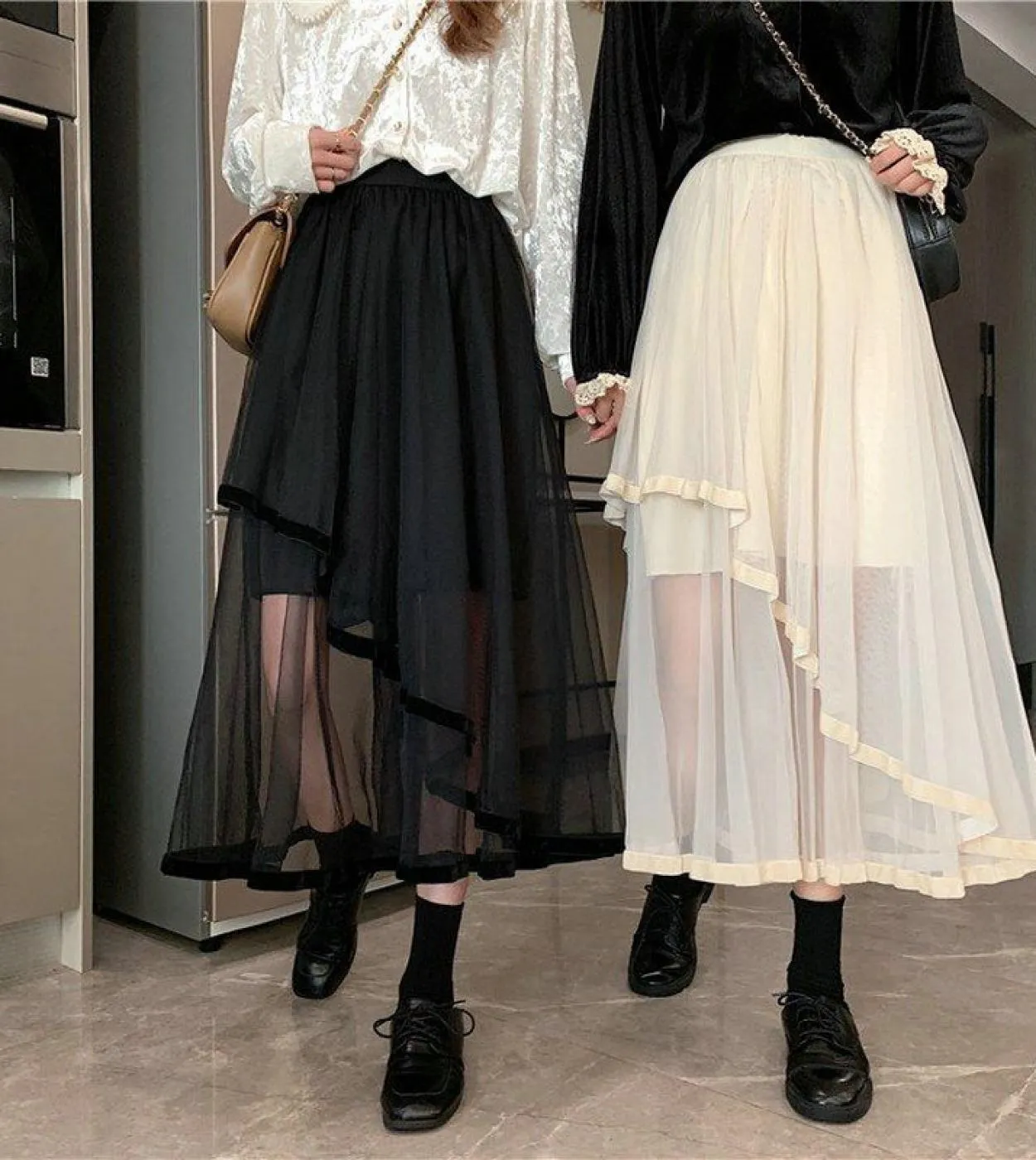 Gonne da donna a vita alta una linea tinta unita stile dolce gonne dolci ragazza 2023 gonna vintage moda primavera per donna