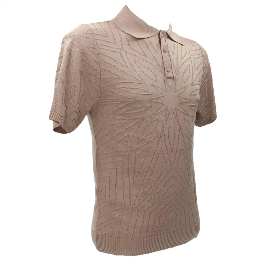 MAGLIA MOD POLO STRUTTURATA Beige