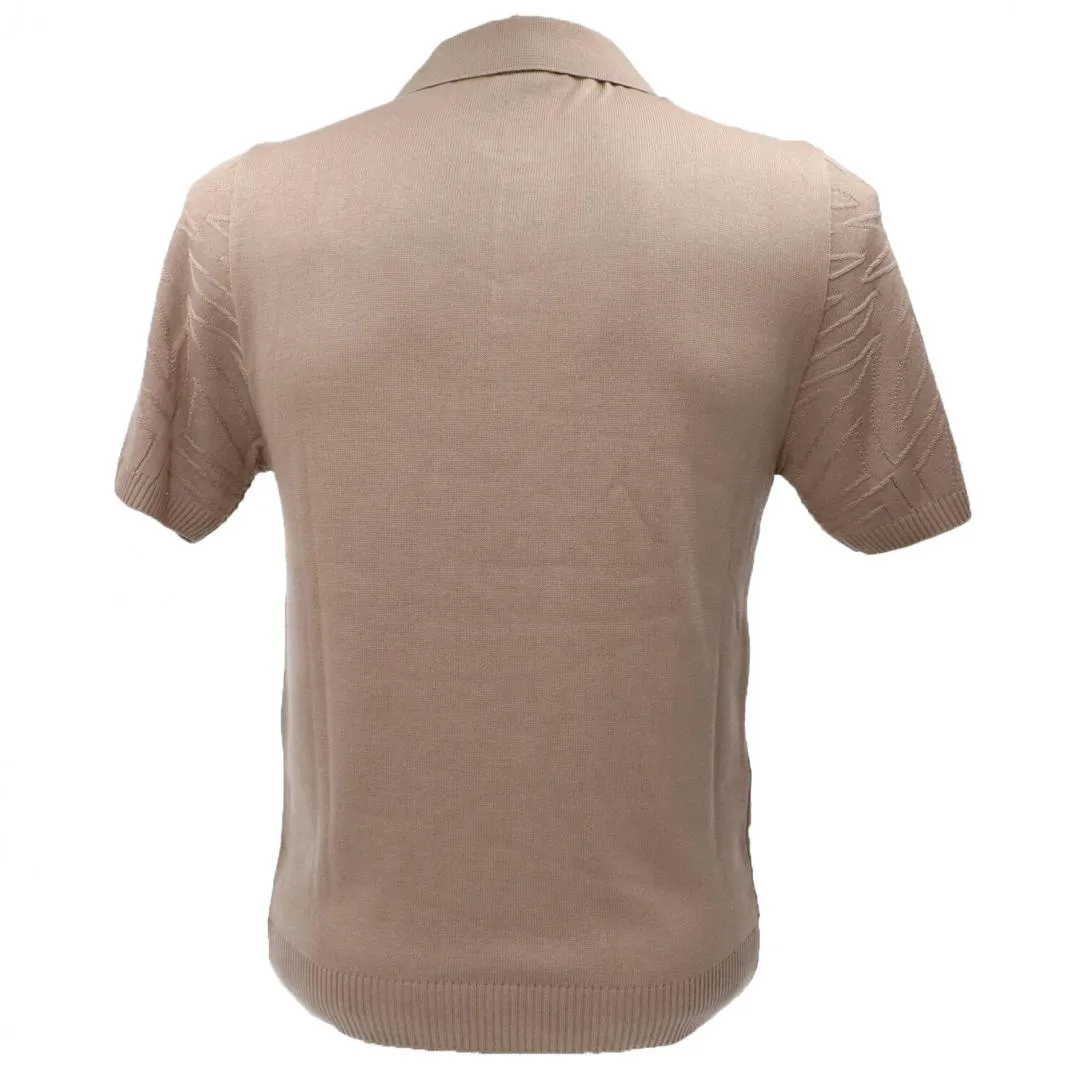 MAGLIA MOD POLO STRUTTURATA Beige