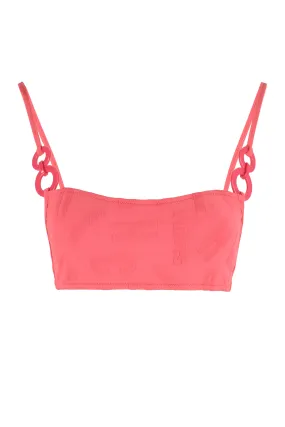 Moschino Top bikini a fascia