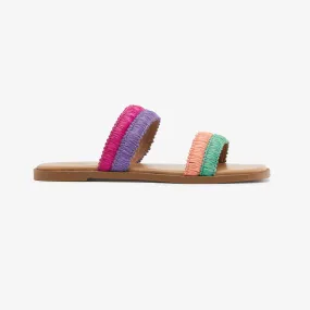 Mule Rafia Multicolor