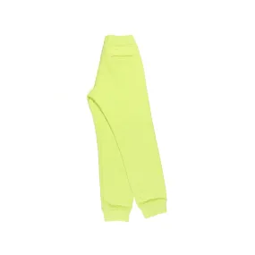 Pantalone Lime In Felpa Con Tasca Cargo