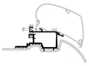 Thule adattatore Sprinter >2007 Crafter 2007 - 2016